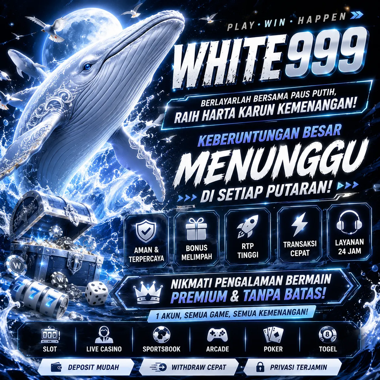 WHITE999